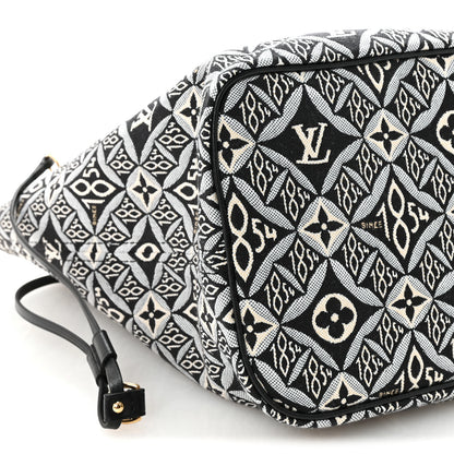 Louis Vuitton Jacquard Since 1854 Neverfull MM Grey 9 of 10