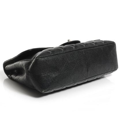 Chanel Caviar Jumbo Single Flap Black 4 of 9