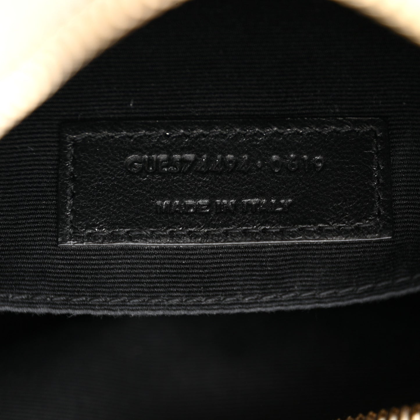 Calfskin Matelasse Monogram Lou Camera Bag Crema Soft