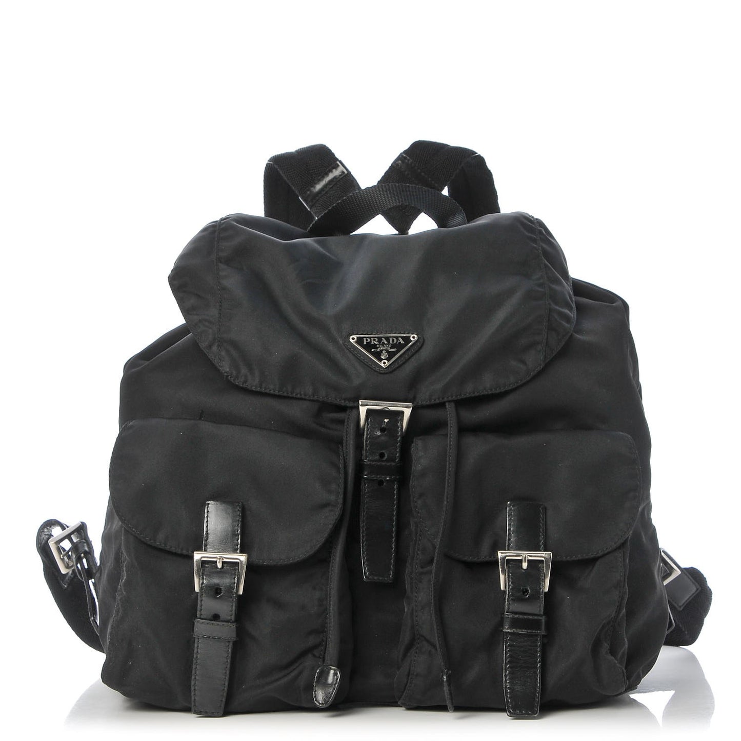 Nylon Vela Medium Backpack Black