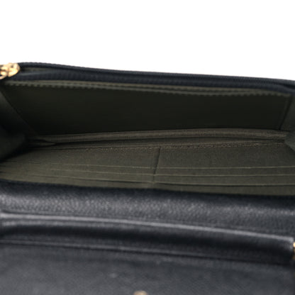 Chanel Caviar Quilted Boy Wallet On Chain WOC Black 4 of 9