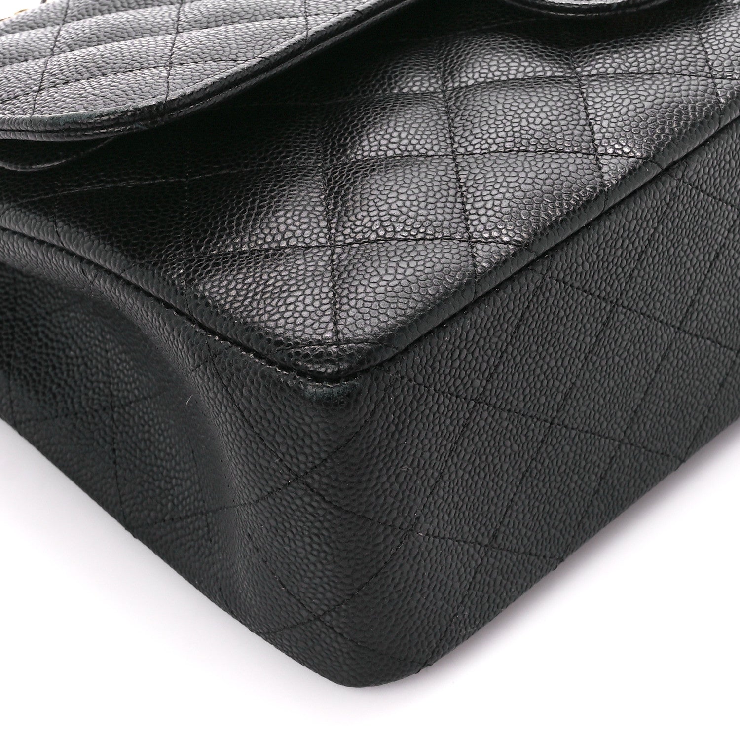 Chanel Caviar Quilted Jumbo Double Flap Black 10 of 11