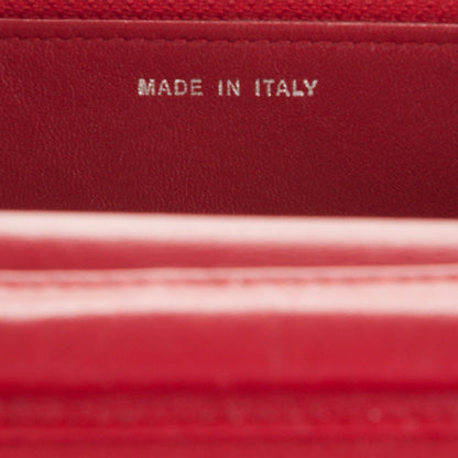 Chanel Caviar Sevruga Wallet On Chain WOC Red 7 of 8