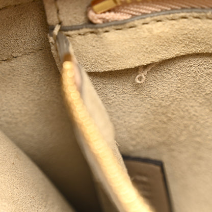 Chloe Calfskin Suede Medium Faye Shoulder Bag Motty Grey 12 of 19