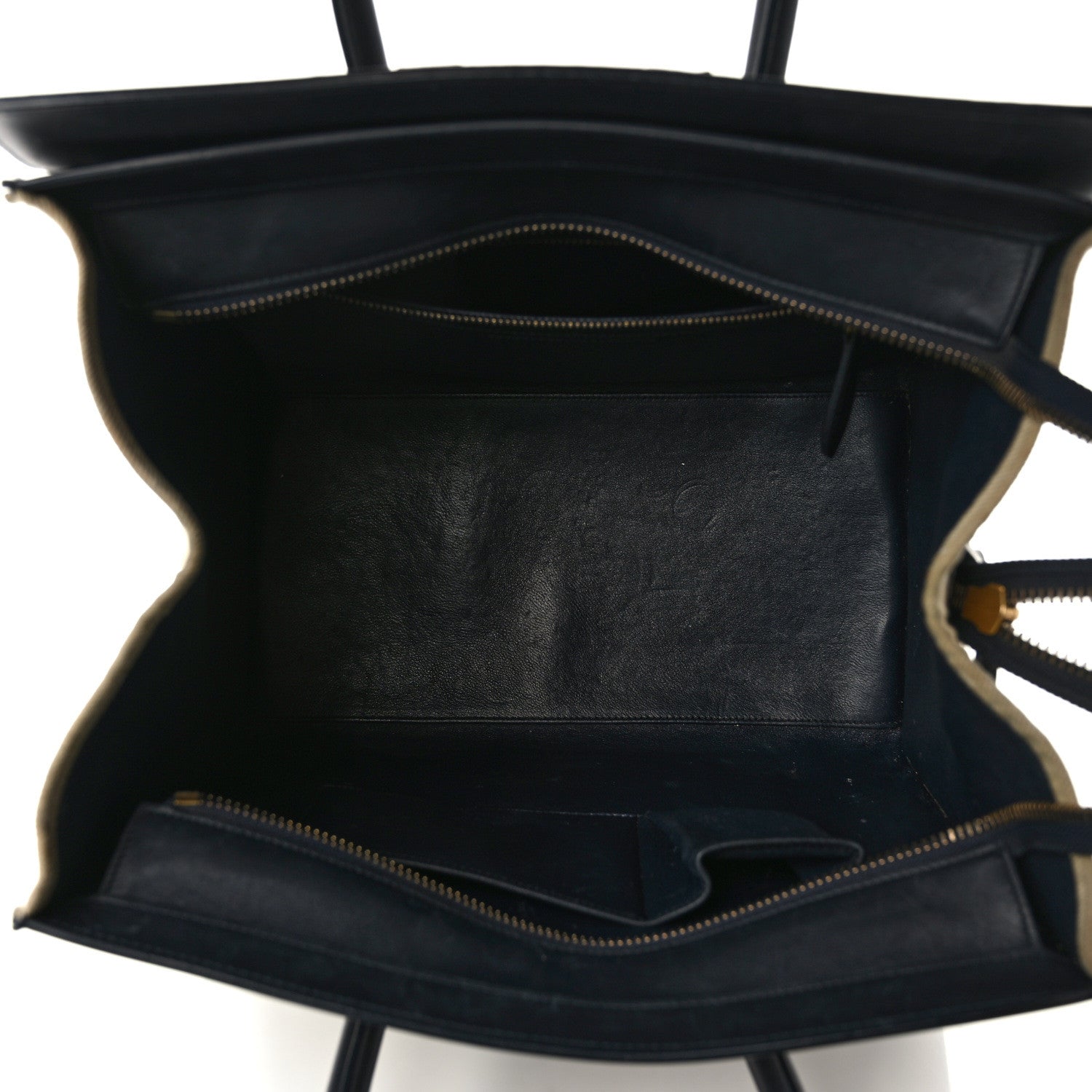 Celine Smooth Calfskin Striped Canvas Mini Luggage Multicolor 5 of 12