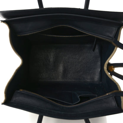 Celine Smooth Calfskin Striped Canvas Mini Luggage Multicolor 5 of 12