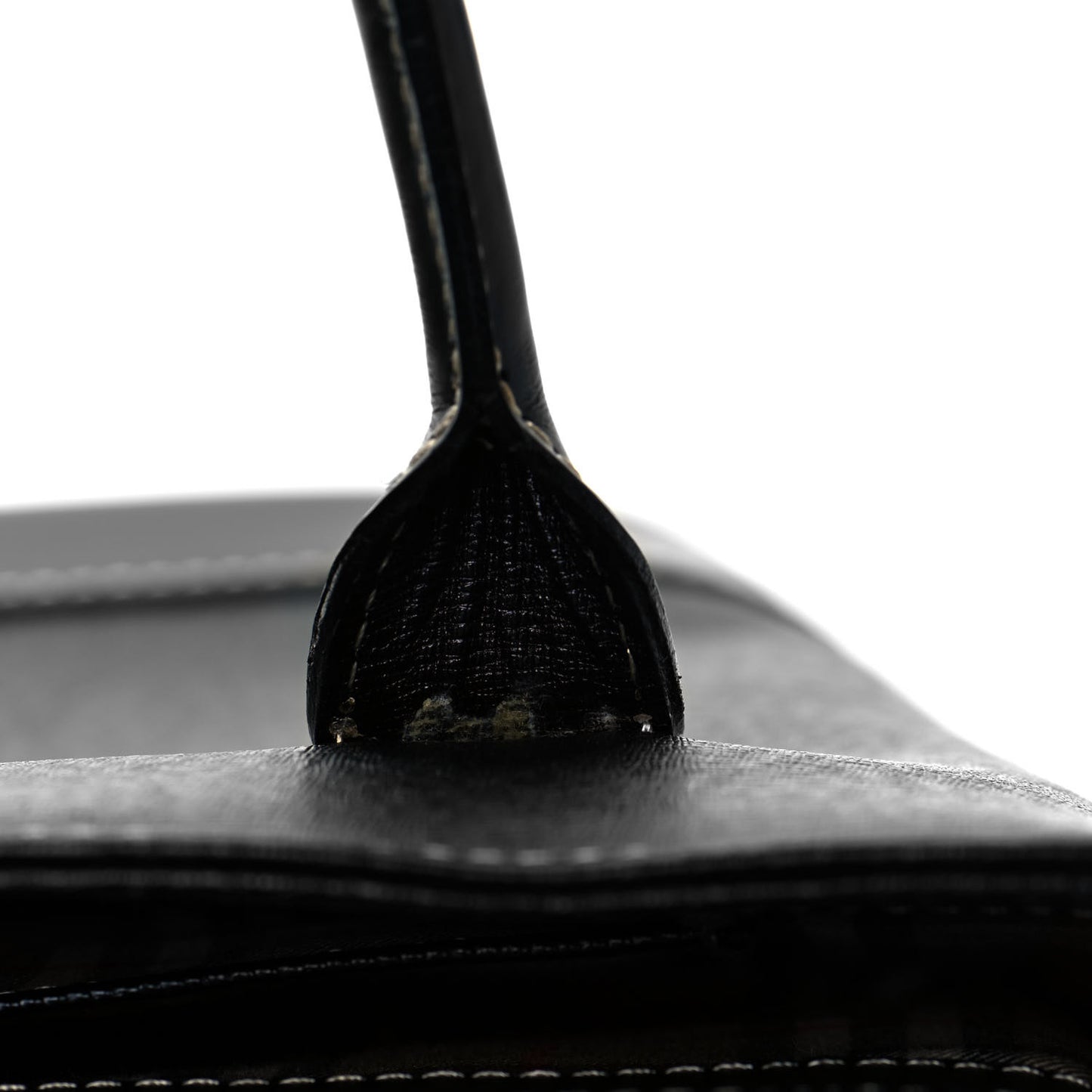 Saffiano Top Handle Bag Black