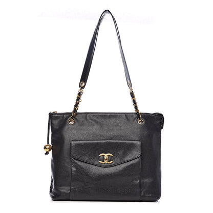 Chanel Caviar CC Shoulder Bag Black 1 of 18