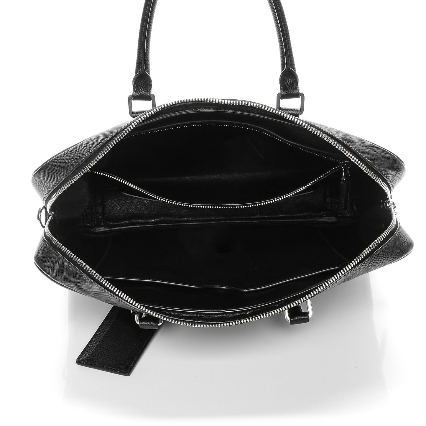 Saffiano Travel Briefcase Nero Black