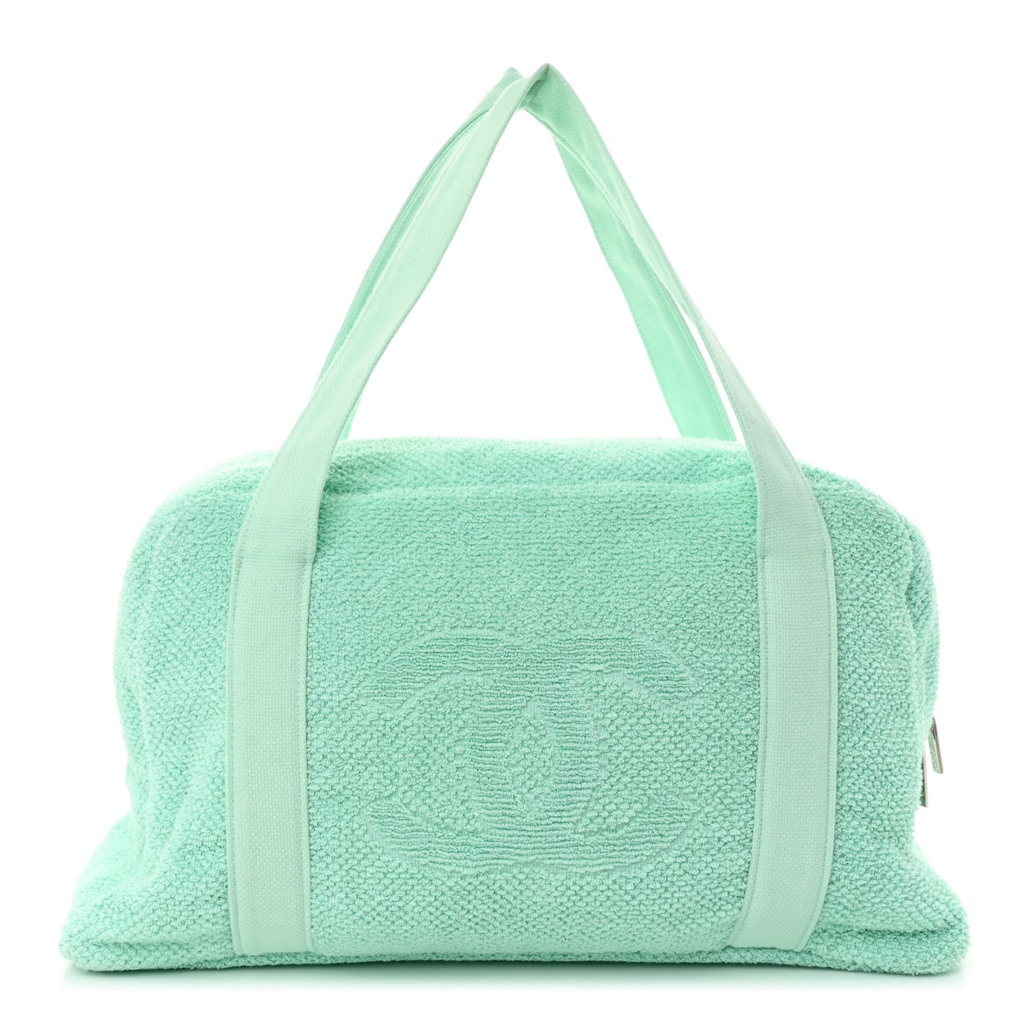 Terry Cotton CC Beach Tote Towel Set Green