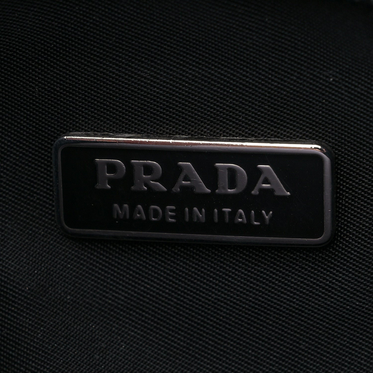 Prada Tessuto Nylon Shoulder Bag Black 6 of 15