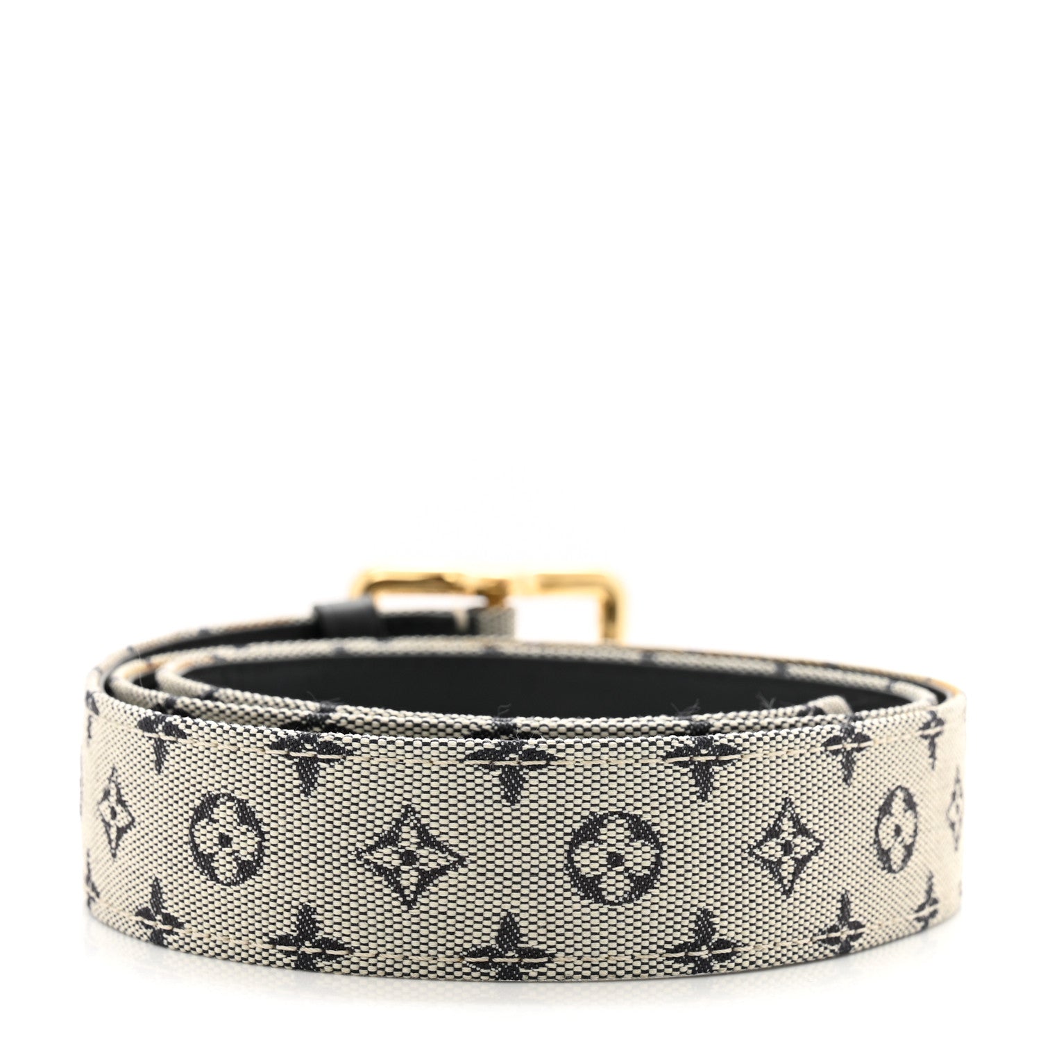 Louis Vuitton Mini Lin Belt 85 34 Blue 2 of 6