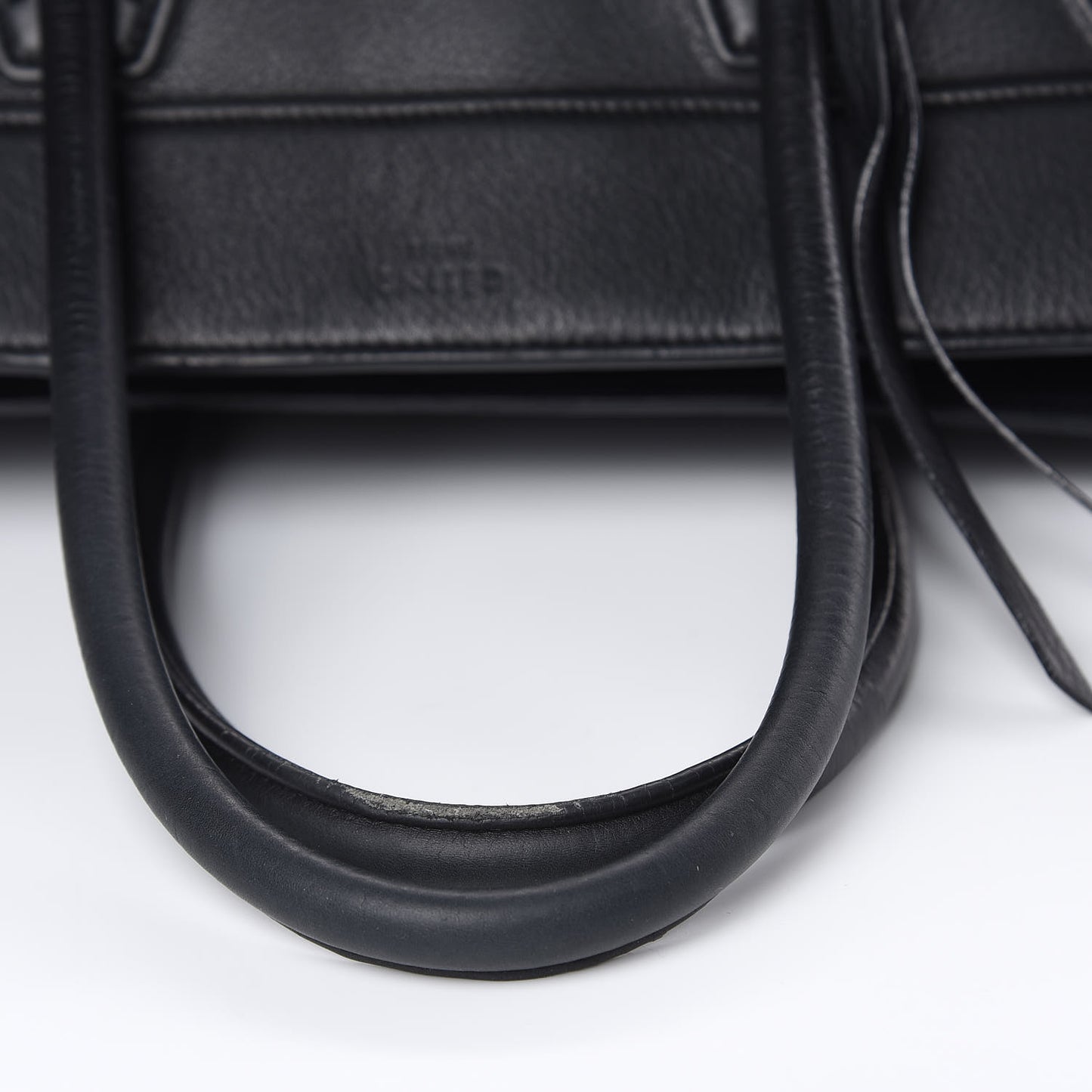 Supple Calfskin Medium Phantom Luggage Black