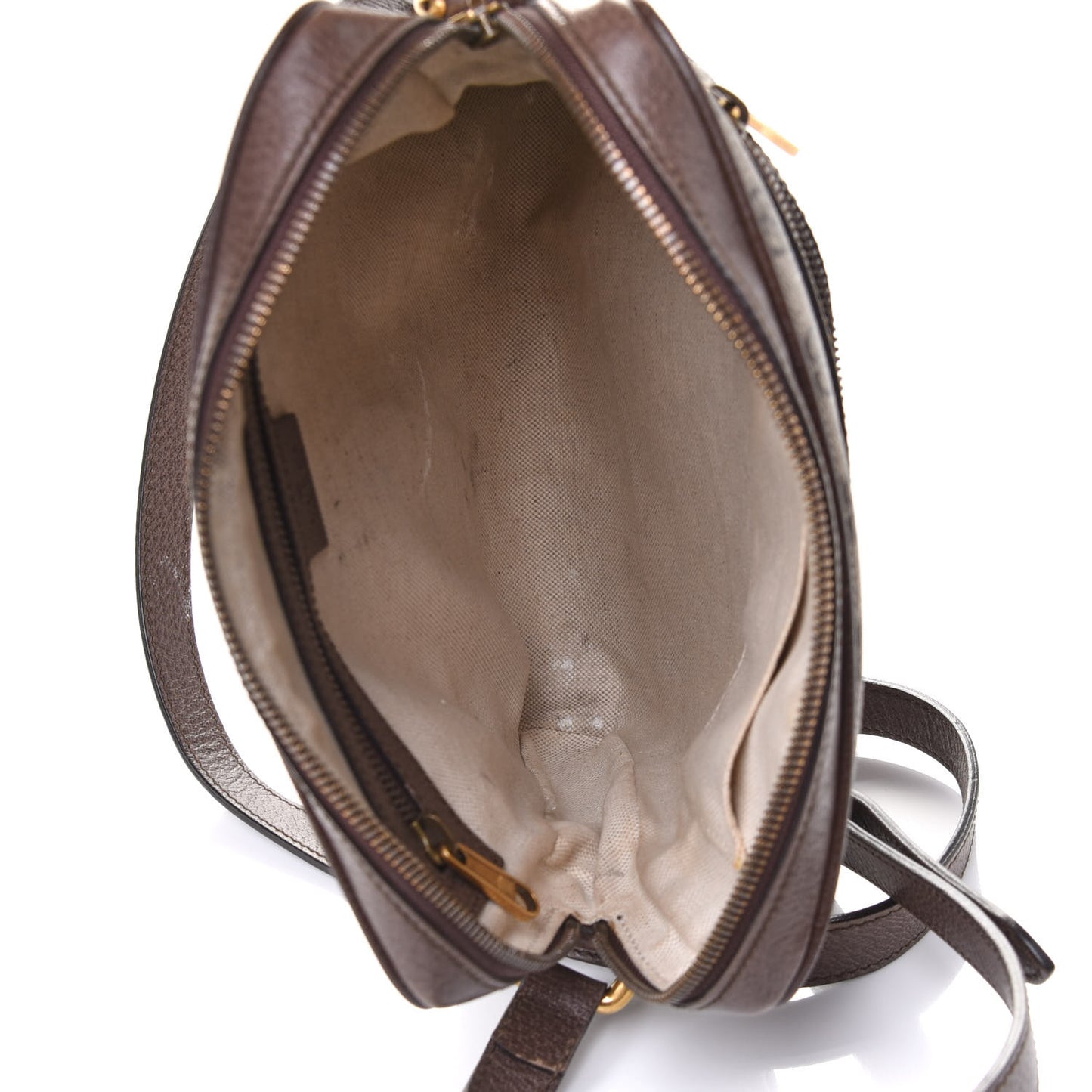 GG Supreme Monogram Web Small Ophidia Messenger Bag Brown