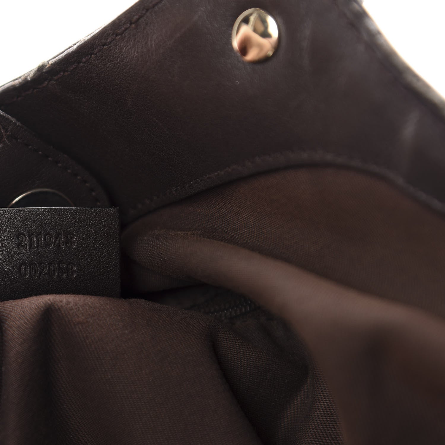 Gucci Monogram Large Sukey Tote Dark Brown 13 of 19