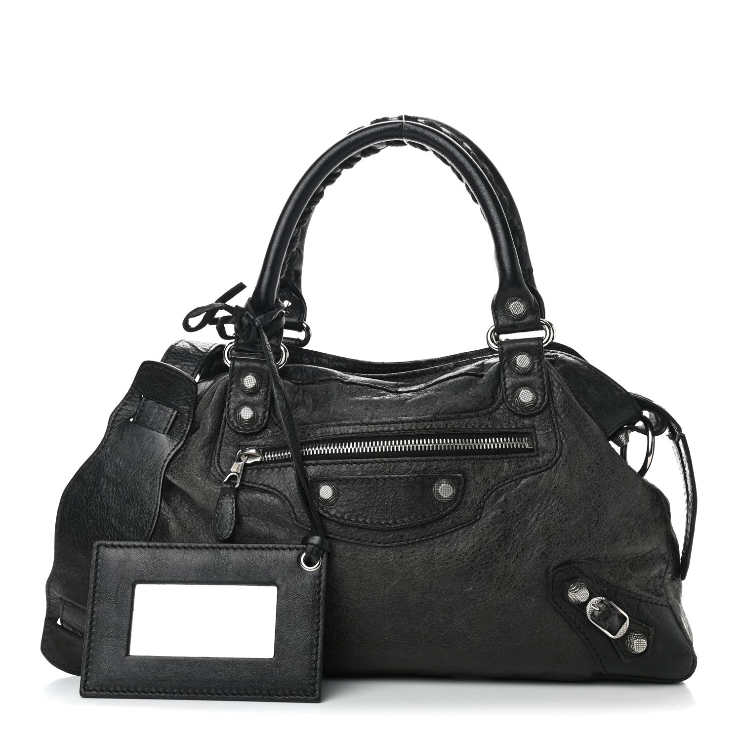 Balenciaga Agneau Giant 12 Silver Hardware Town Black 1 of 9