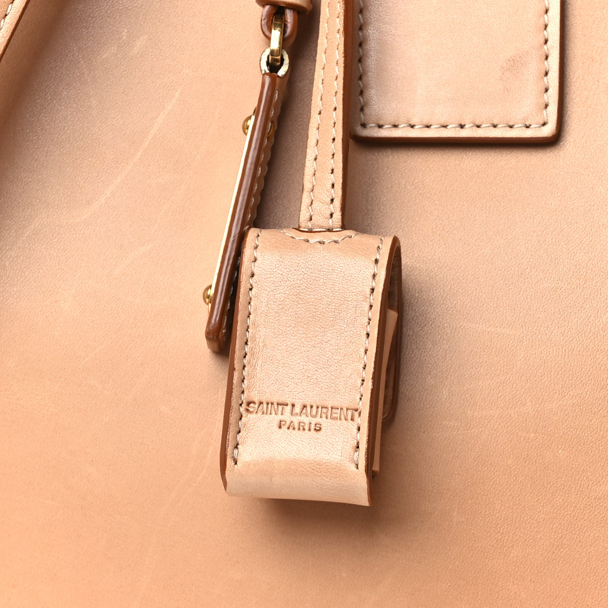 Smooth Calfskin Small Supple Sac De Jour Tan