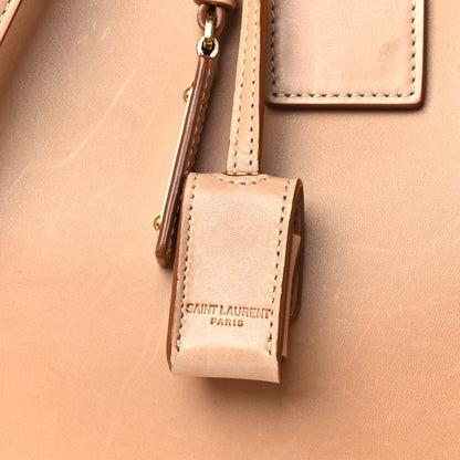 Saint Laurent Smooth Calfskin Small Supple Sac De Jour Tan 8 of 11