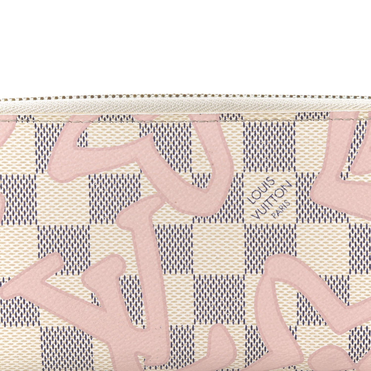 Louis Vuitton Damier Azur Tahitienne Clemence Wallet 9 of 9