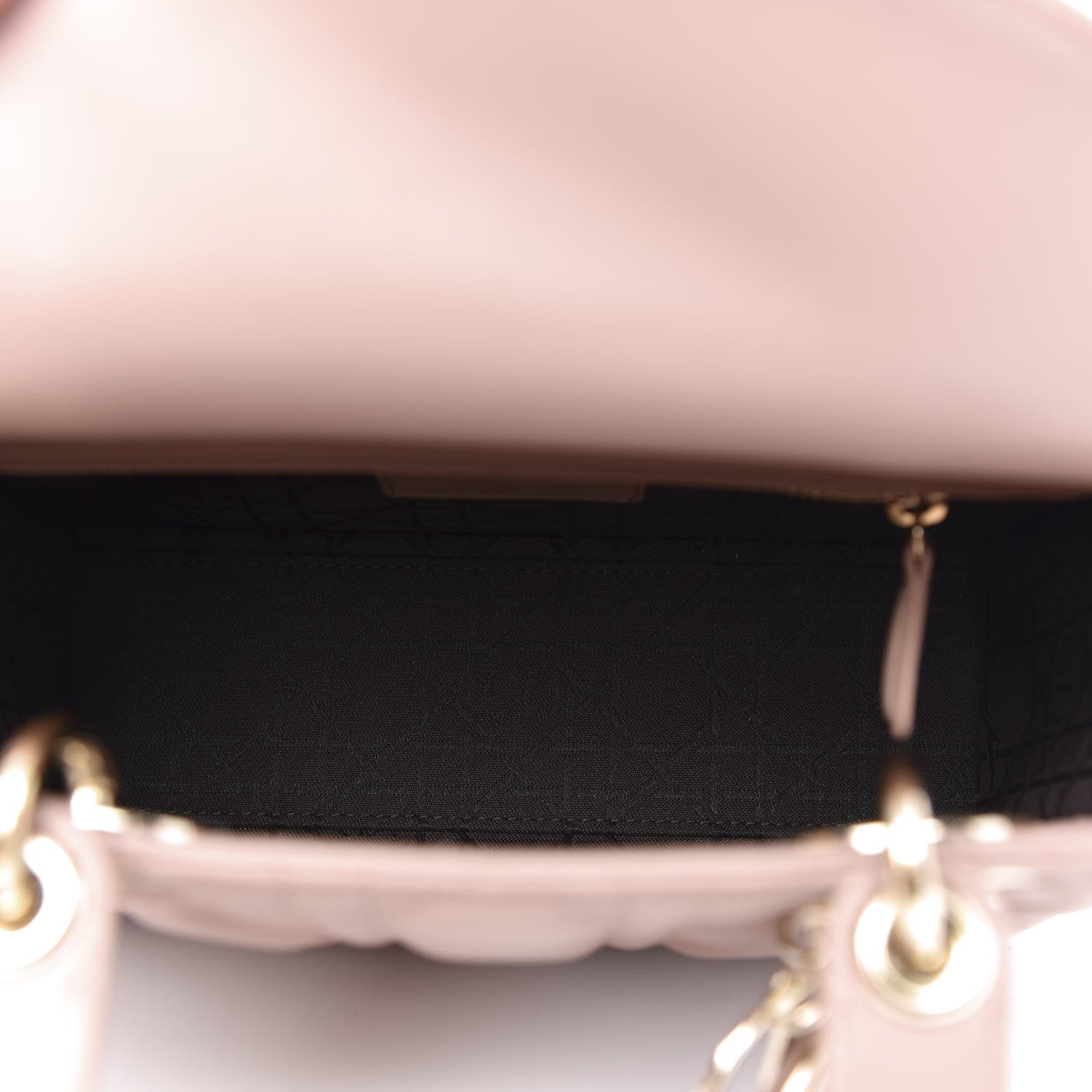 Christian Dior Lambskin Cannage Small My ABCDior Lady Dior Blush Powder 6 of 13