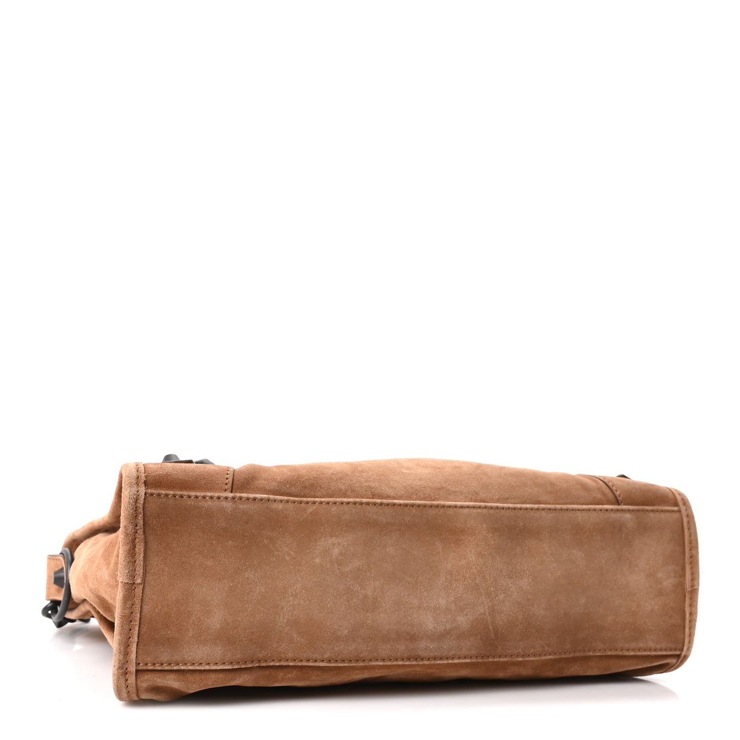 Waxed Suede Calfskin Classic Hardware Small Le City Camel Camel