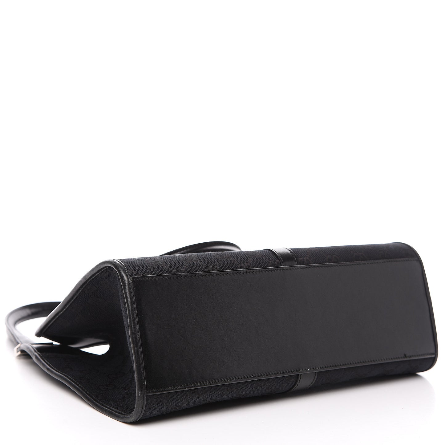 Monogram Bardot Shoulder Bag Black