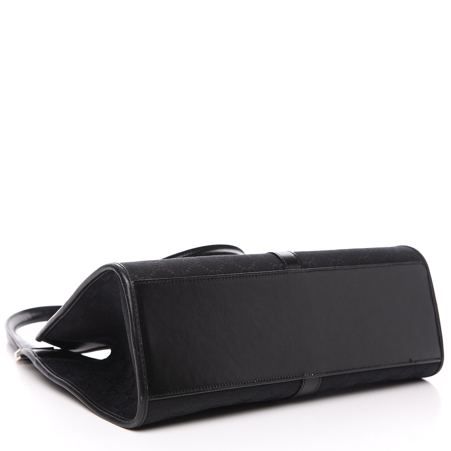 Gucci Monogram Bardot Shoulder Bag Black 3 of 14