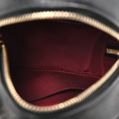 Chanel Lambskin Quilted Chanel 19 Round Clutch With Chain Black 5 of 9