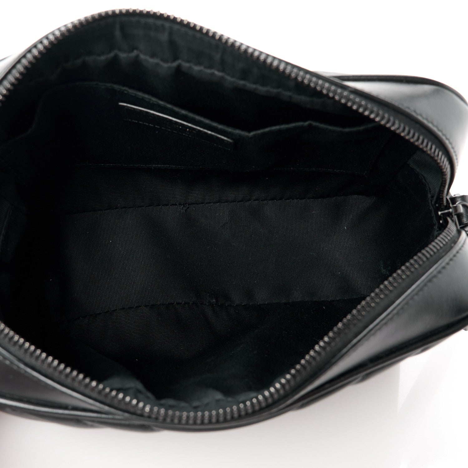 Saint Laurent Calfskin Matelasse Monogram Monochrome Lou Camera Bag Black 5 of 10