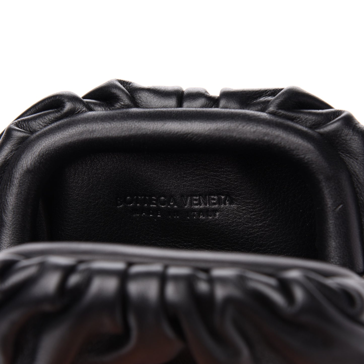 Butter Calfskin Coin Purse Black