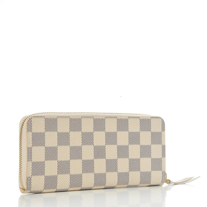 Louis Vuitton Damier Azur Clemence Wallet 3 of 8