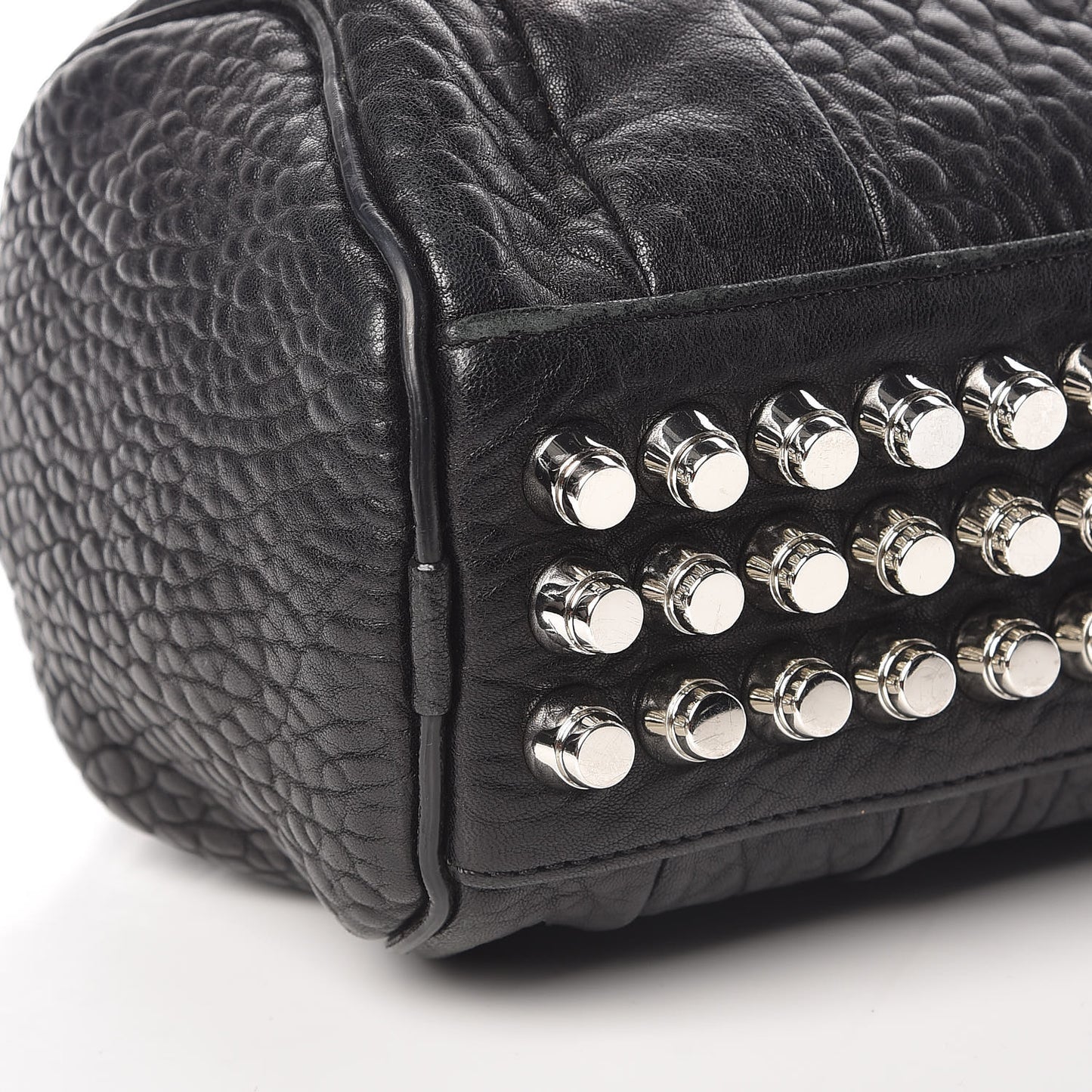 Pebbled Lambskin Mini Rockie Black Rhodium Hardware