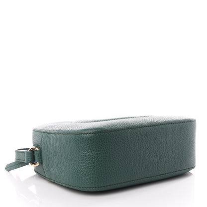 Gucci Pebbled Calfskin Small Soho Disco Bag Emerald Green 3 of 8