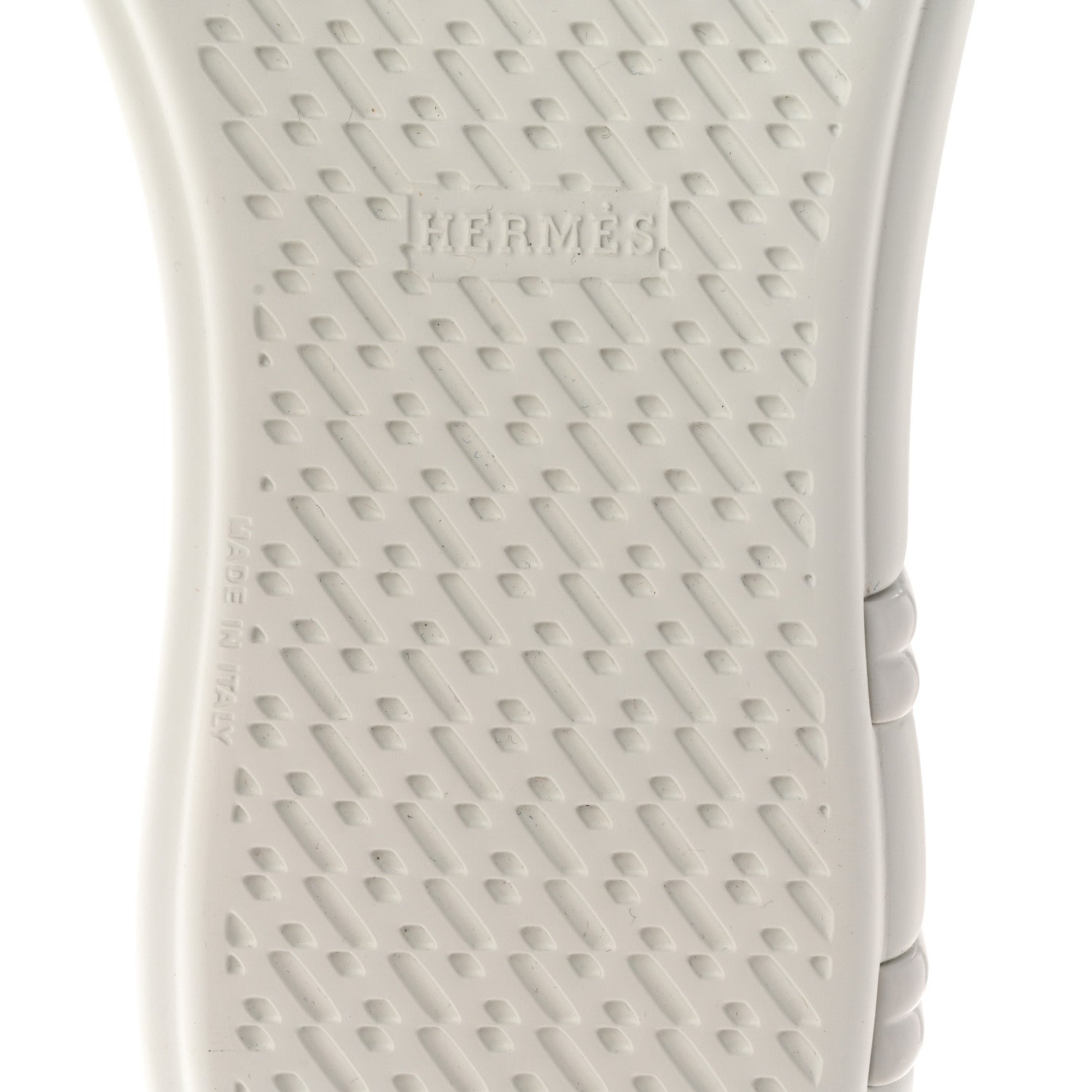 Hermes Calfskin Womens Happy Sneakers 37.5 White 6 of 10