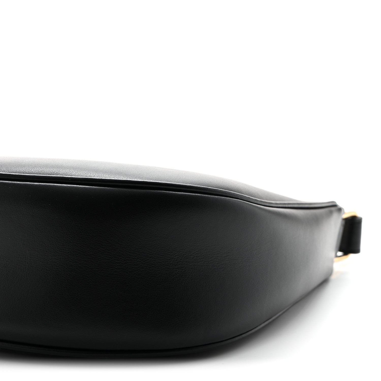 Celine Smooth Calfskin Medium Strap Ava Triomphe Shoulder Bag Black 10 of 10
