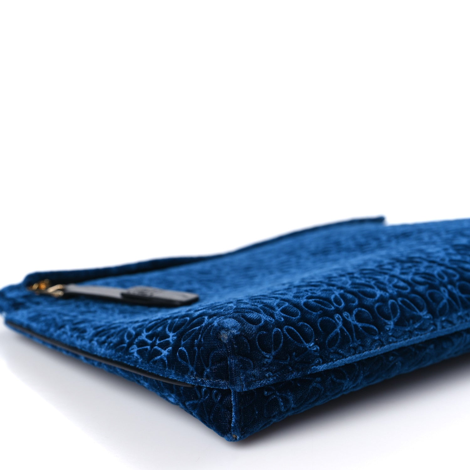 Loewe Velvet Repeat T Pouch Blue 7 of 8