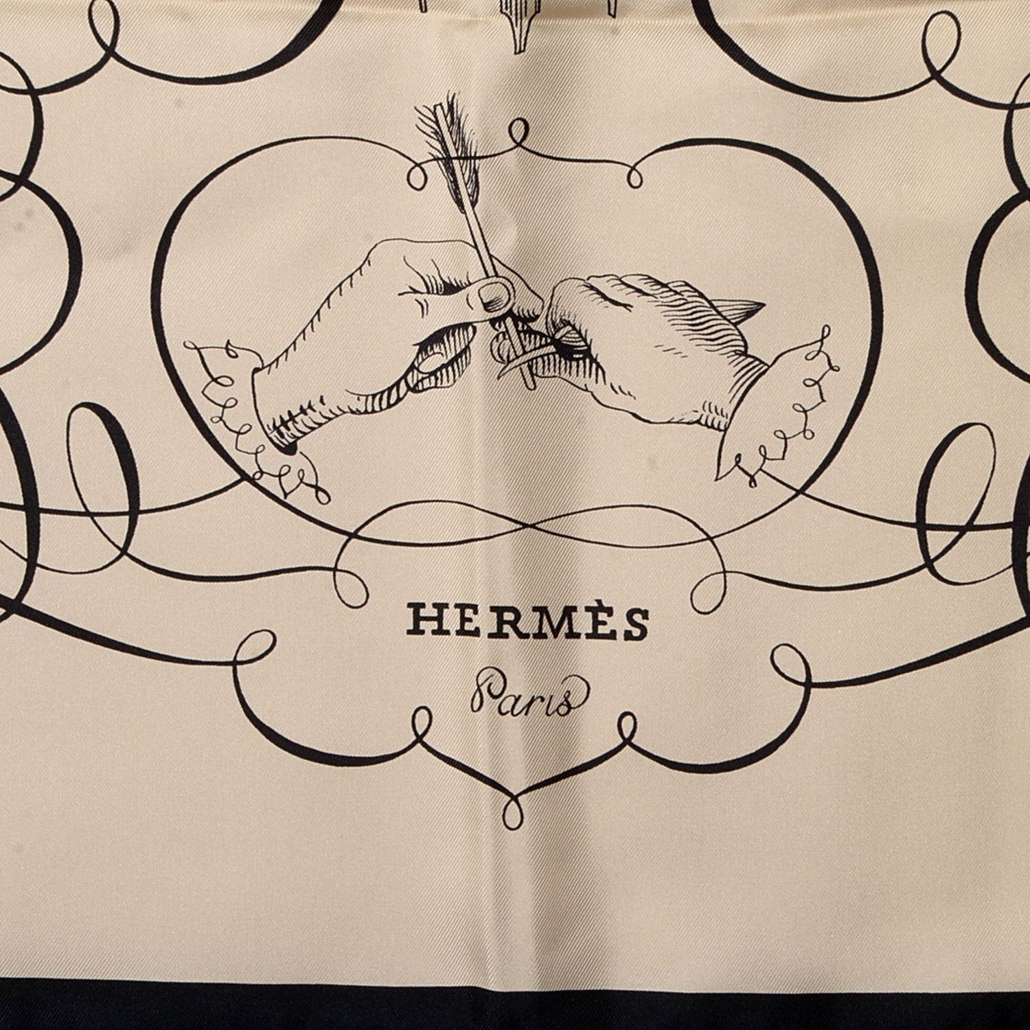 Hermes Silk L'Art D'Ecrire Scarf 90 3 of 5