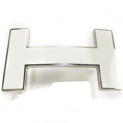 Hermes Palladium H Belt Buckle White 3 of 7