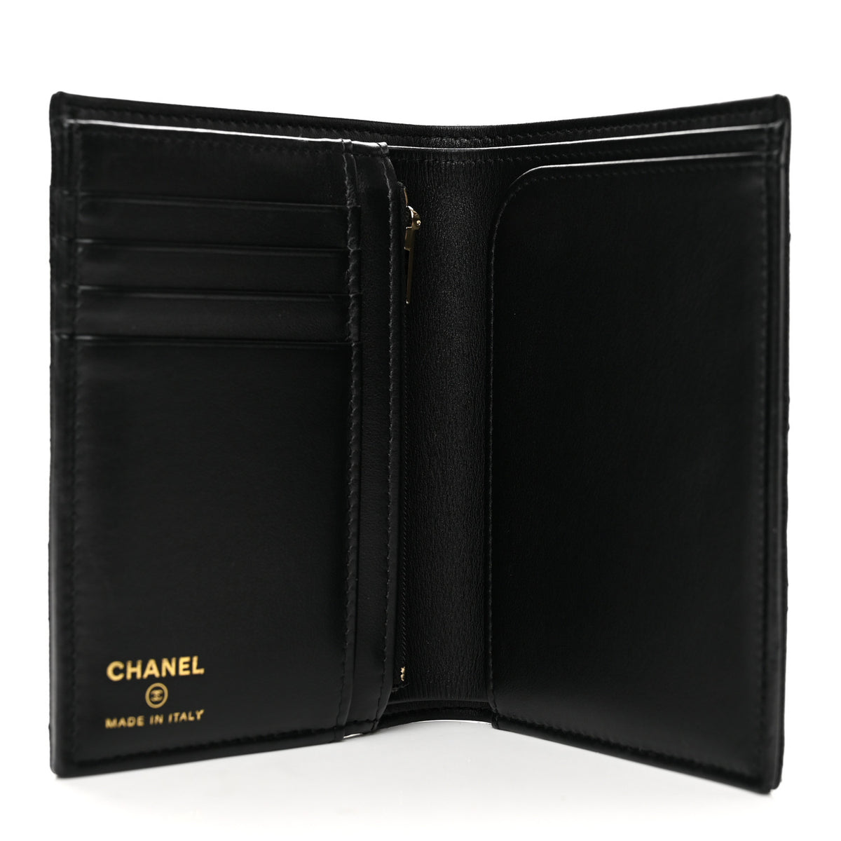 Chanel Caviar Quilted CC Passport Holder Black 5 of 10