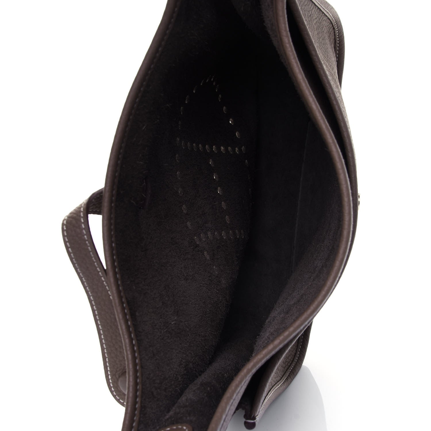Hermes Taurillon Clemence Evelyne III PM Etoupe 4 of 4