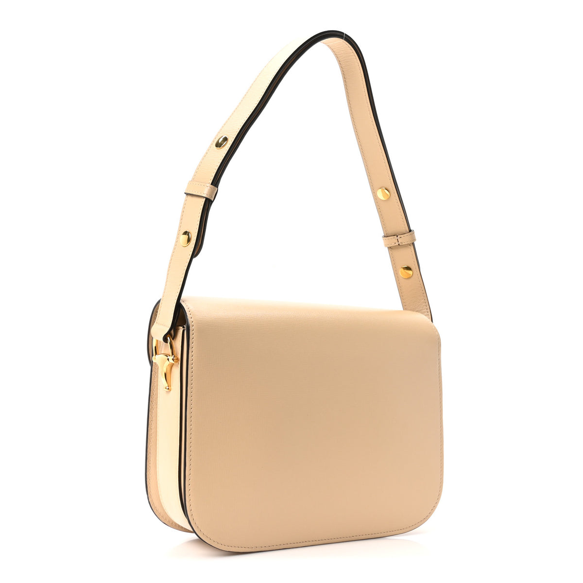 Gucci Azalea Calfskin Horsebit 1955 Shoulder Bag Bubble Tea 3 of 11