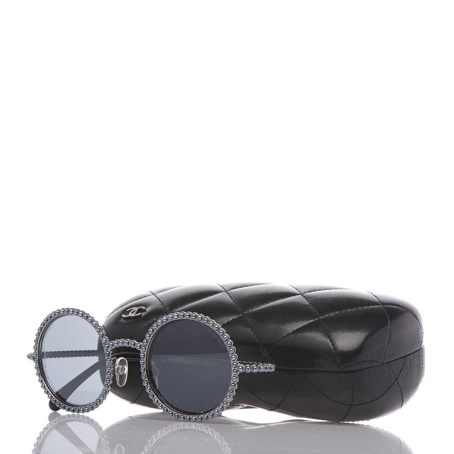 Pearl Round Sunglasses 71138 Grey