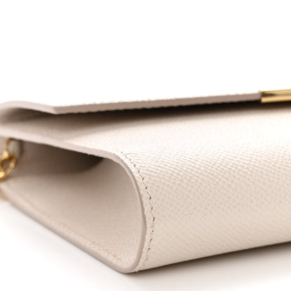 Salvatore Ferragamo Hammered Calfskin Mini Gancini Icona Bag Bone Copper 10 of 12