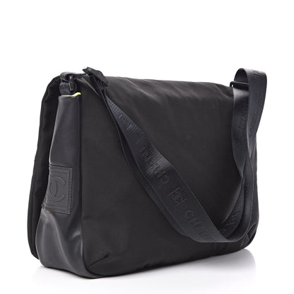 Chanel Nylon Sport CC Messenger Black 3 of 9