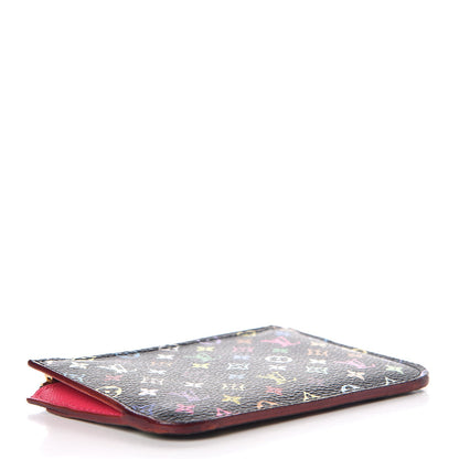 Louis Vuitton Monogram Multicolor Key Pouch Black Grenade 4 of 7