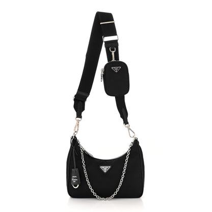 Prada Nylon Re-Edition 2005 Shoulder Bag Black 1 of 11