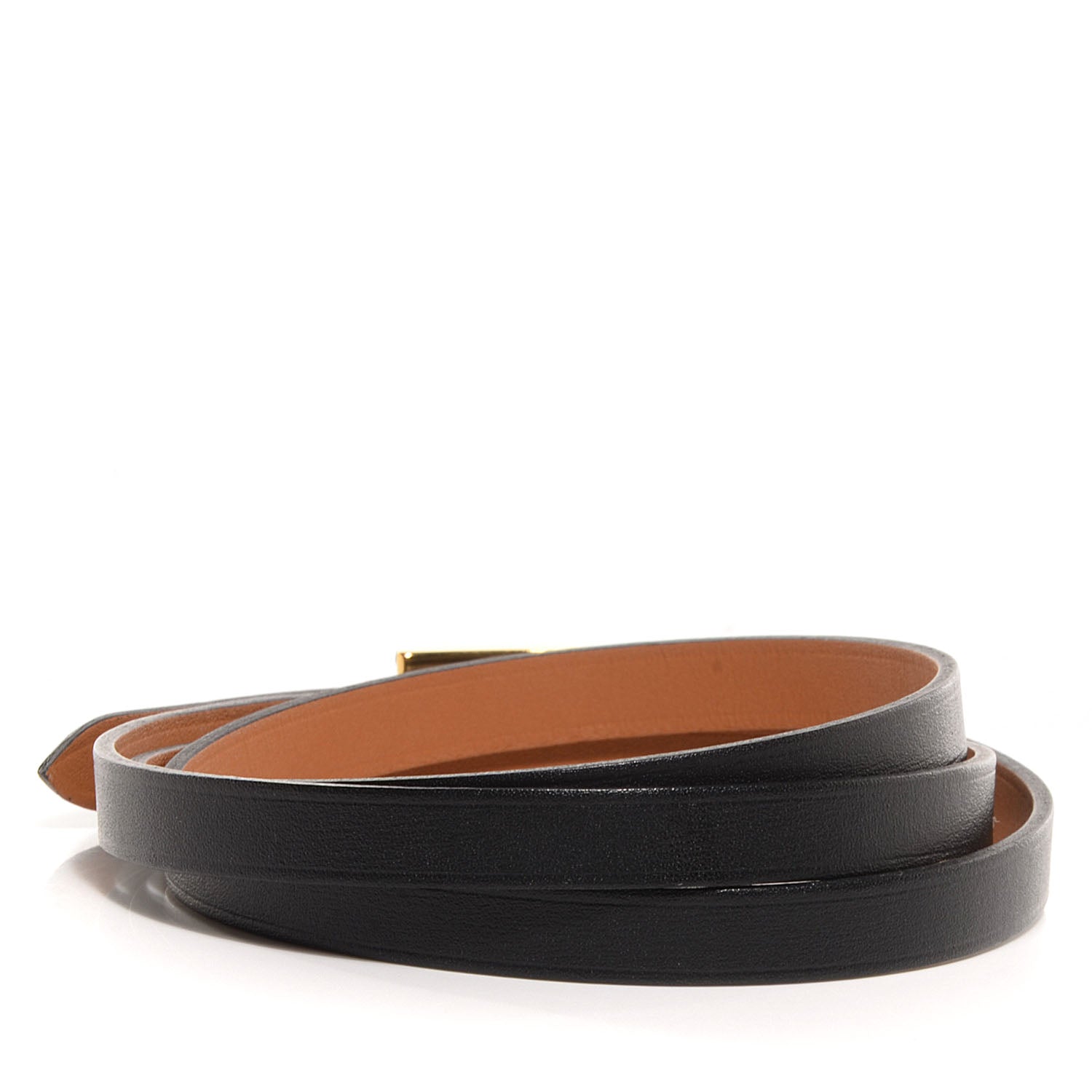 Hermes Chamonix Hapi 3 GM Triple Tour Wrap Bracelet Black 3 of 6