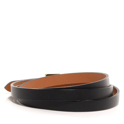 Hermes Chamonix Hapi 3 GM Triple Tour Wrap Bracelet Black 3 of 6
