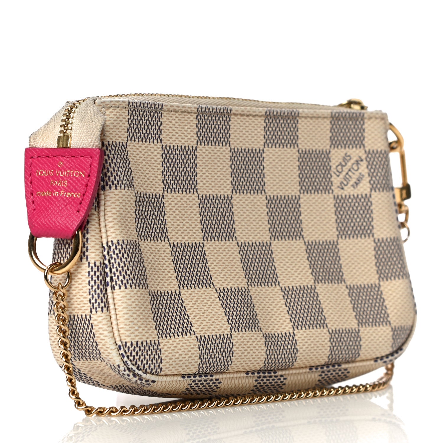 Louis Vuitton Damier Azur 2015 Christmas Animation Mini Pochette Accessories 3 of 11