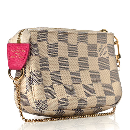 Louis Vuitton Damier Azur 2015 Christmas Animation Mini Pochette Accessories 3 of 11